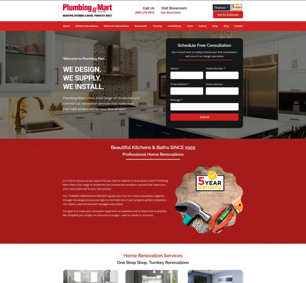 Plumbing Mart – Desktop 1