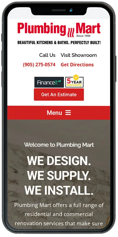 Plumbing Mart - Phone 1